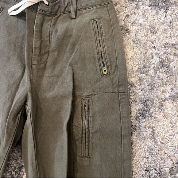 NWOT‎ ÉTICA REN CROPPED CARGO PANT women's size 24 in the color sage - Picture 4 of 12